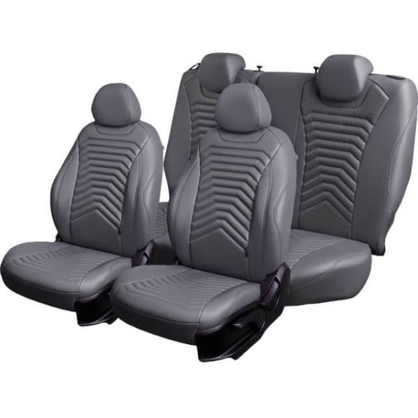 Чехлы Премиум Экокожа Байрон Президент|Жук на Nissan Sentra 7 (B17) 2012-2017 г.в.